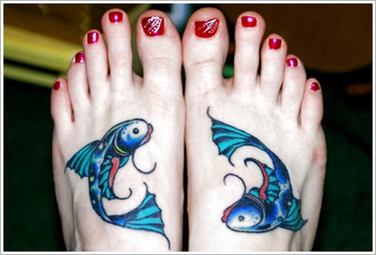 Koi fish tattoo design, idea 26