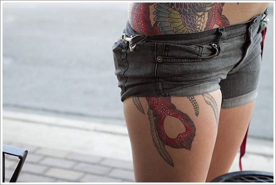 Koi fish tattoo design, idea 13