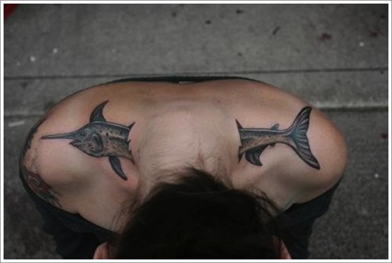 Koi fish tattoo design, idea 35