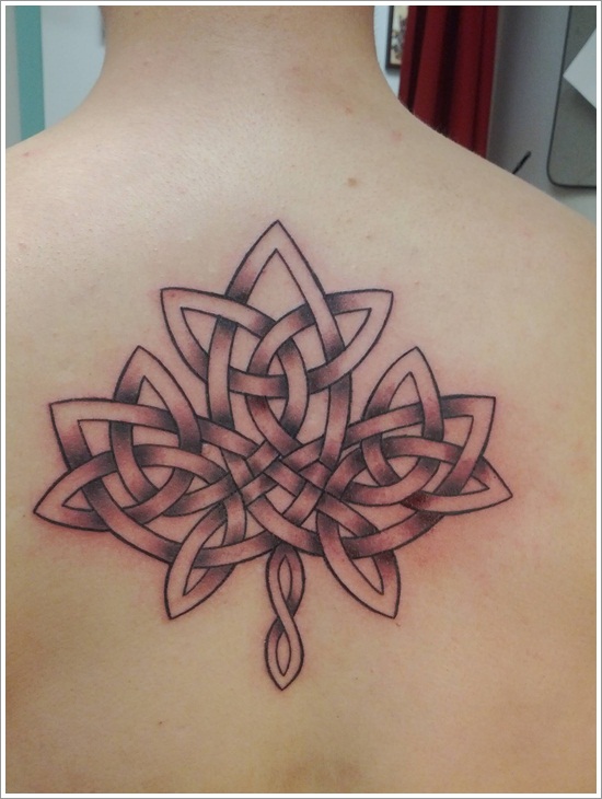 Leaf tattoo design, idea 16