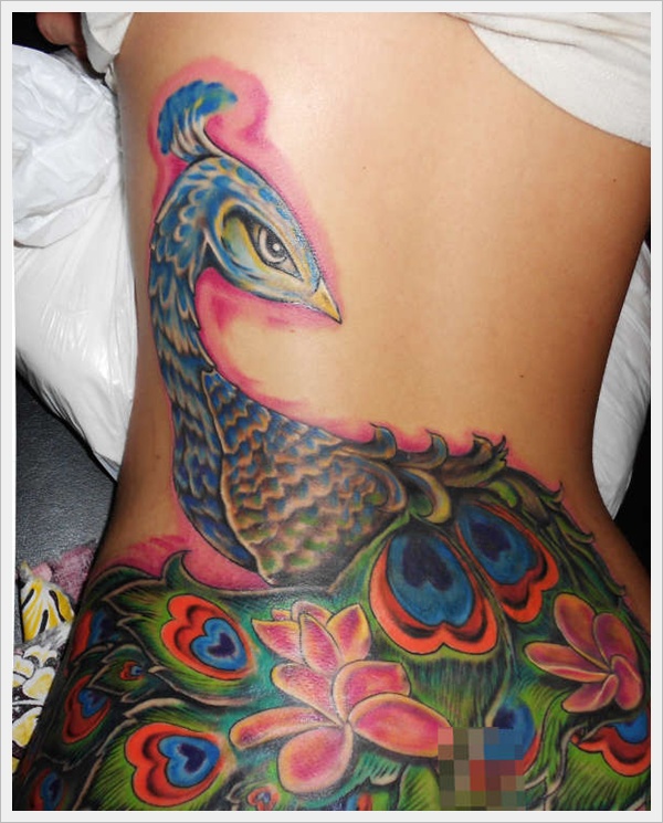 Sexy lower back tattoos for girls design, idea 11