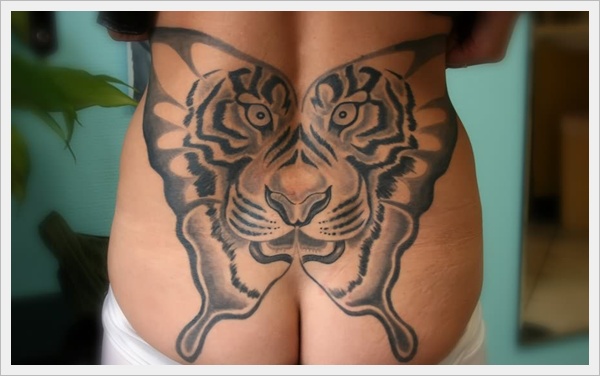 Sexy lower back tattoos for girls design, idea 28