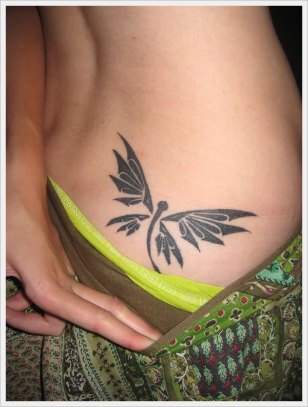 Sexy lower back tattoos for girls design, idea 6