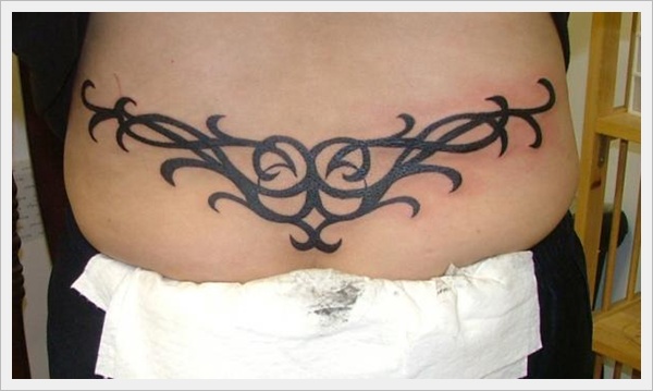 Sexy lower back tattoos for girls design, idea 25