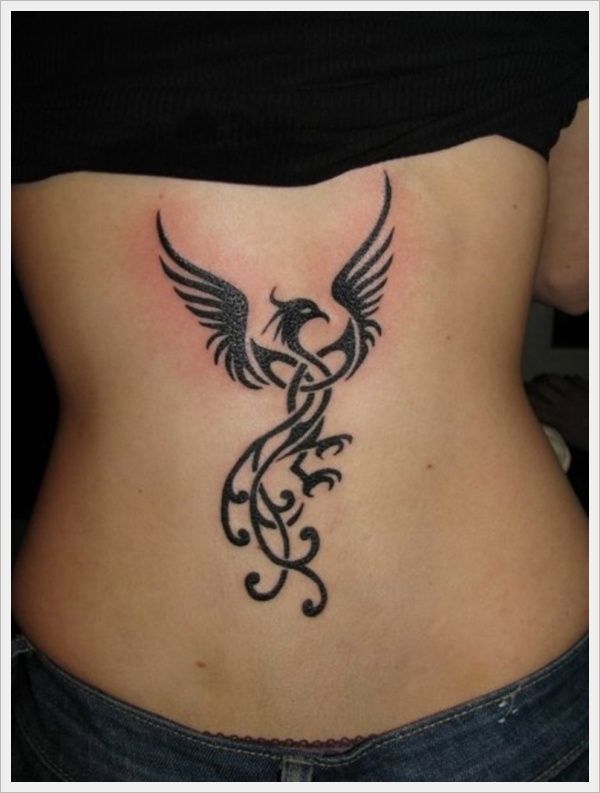 Sexy lower back tattoos for girls design, idea 15