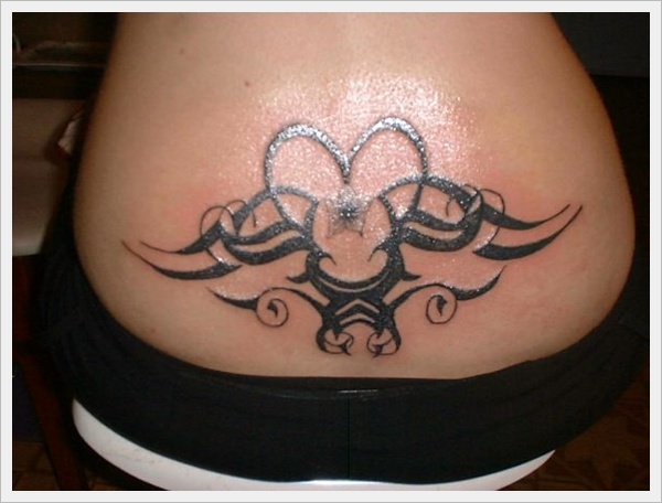 Sexy lower back tattoos for girls design, idea 7