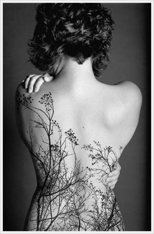 Sexy lower back tattoos for girls design, idea 13