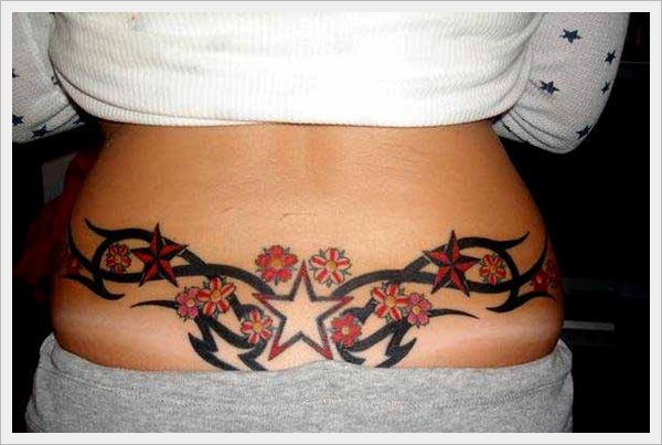 Sexy lower back tattoos for girls design, idea 30