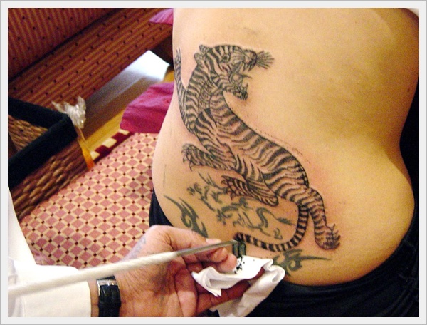 Sexy lower back tattoos for girls design, idea 31
