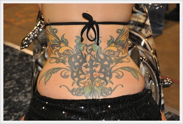 Sexy lower back tattoos for girls design, idea 4