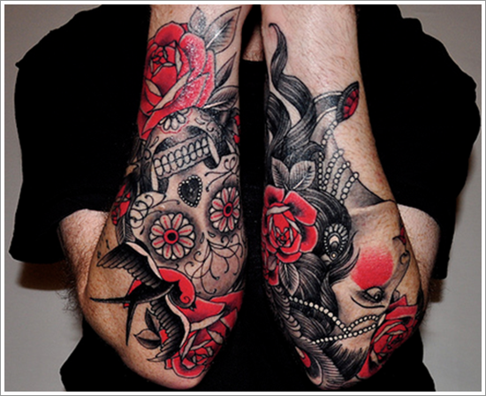 Rose tattoo design, idea 60