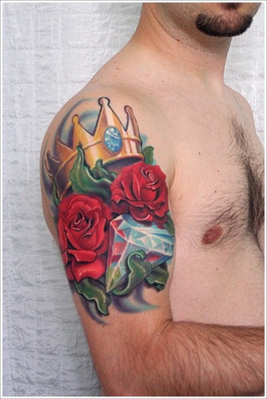 Rose tattoo design, idea 65