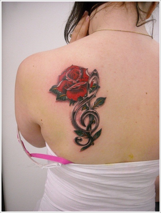 Rose tattoo design, idea 66