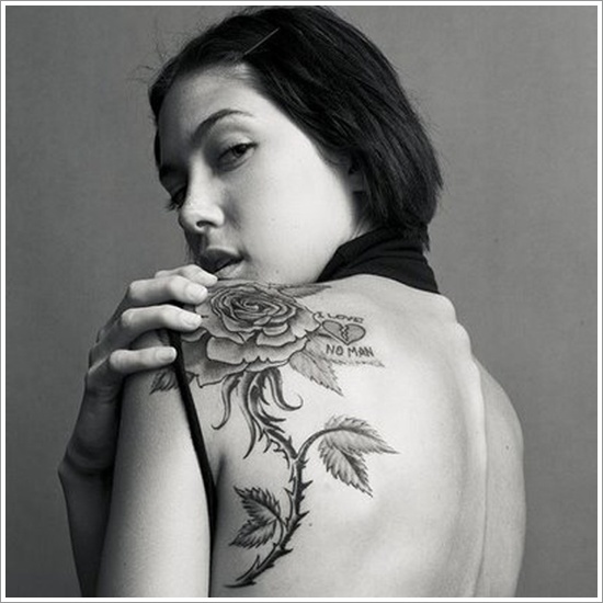 Rose tattoo design, idea 59