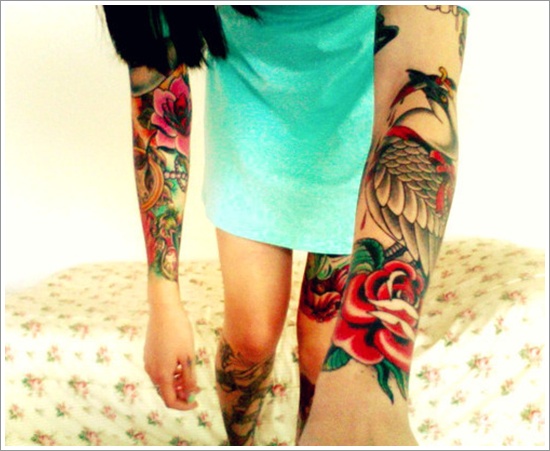 Rose tattoo design, idea 42