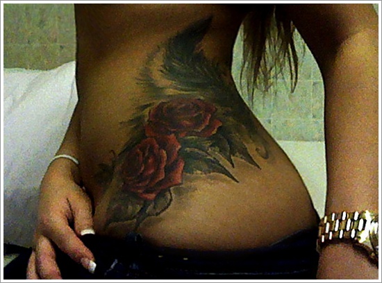 Rose tattoo design, idea 70