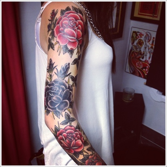 Rose tattoo design, idea 45