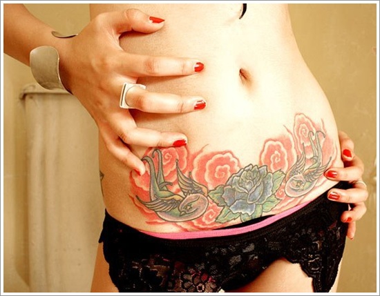 Rose tattoo design, idea 37