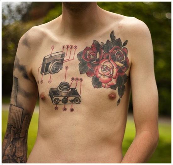Rose tattoo design, idea 55