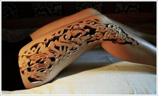 Thigh tattoos design, idea 74