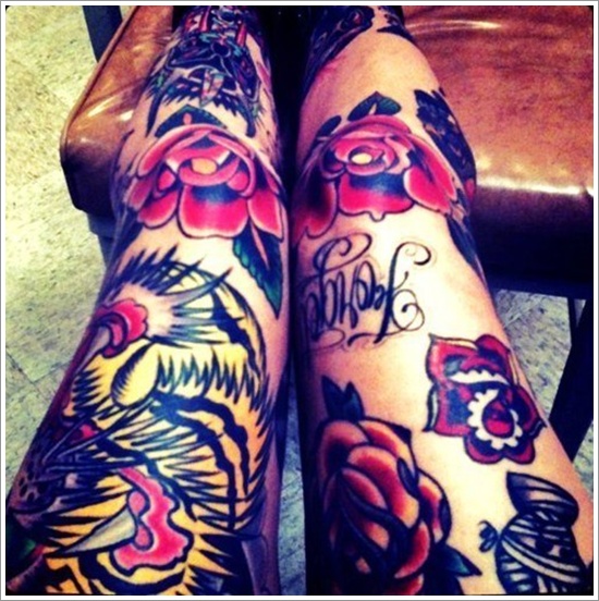 Thigh tattoos design, idea 106