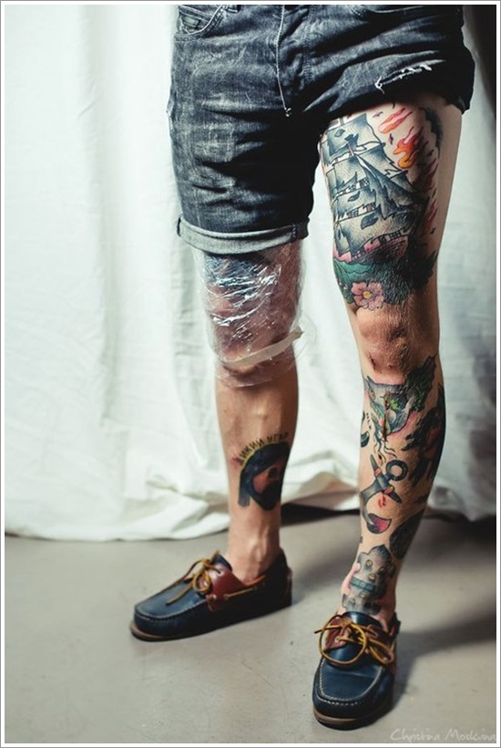 Thigh tattoos design, idea 108