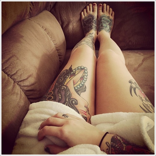 Thigh tattoos design, idea 78