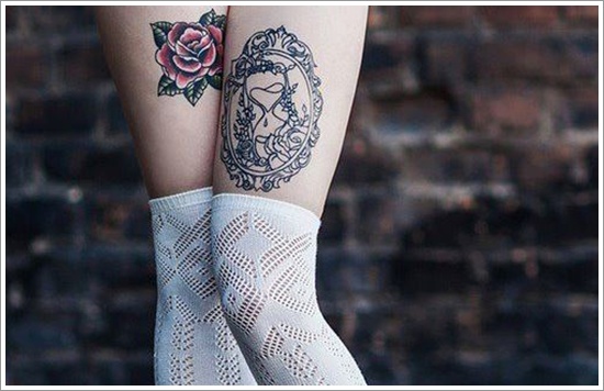 Thigh tattoos design, idea 91