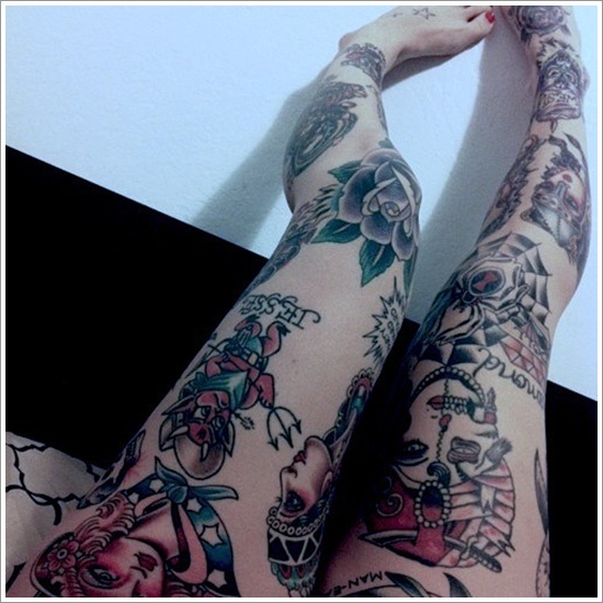 Thigh tattoos design, idea 83