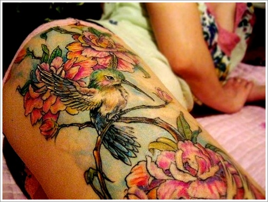 Thigh tattoos design, idea 95