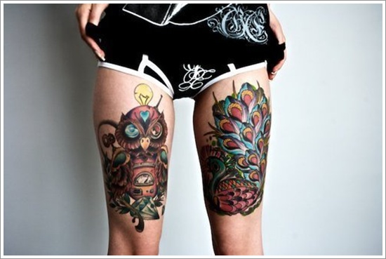 Thigh tattoos design, idea 104