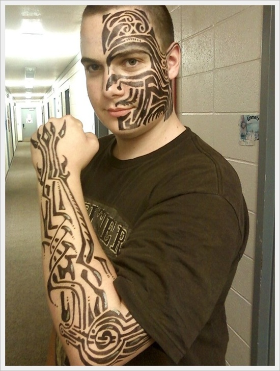 Tribal tattoo designs for arms design, idea 66