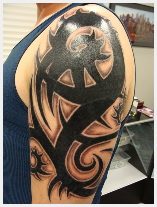 Tribal tattoo designs for arms design, idea 58