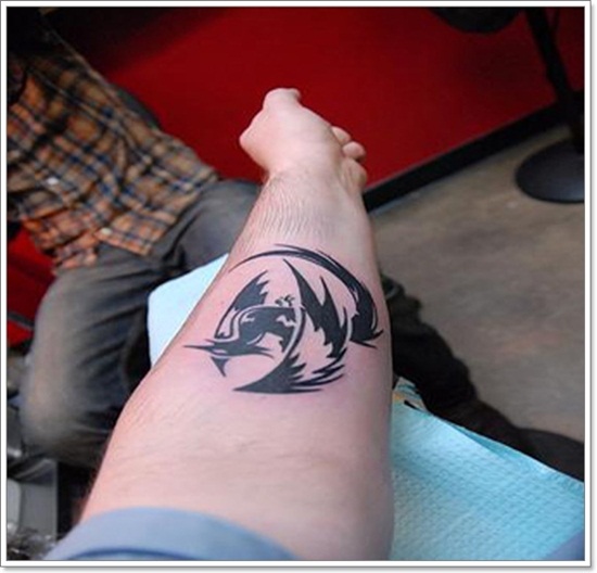 Phoenix tattoo design, idea 18