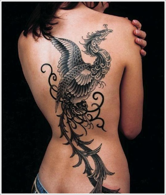Bird tattoo design, idea 26