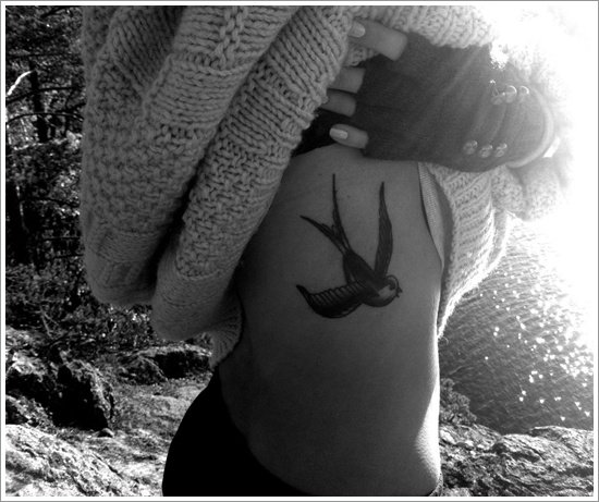 Bird tattoo design, idea 27