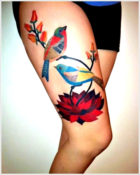 Bird tattoo design, idea 28
