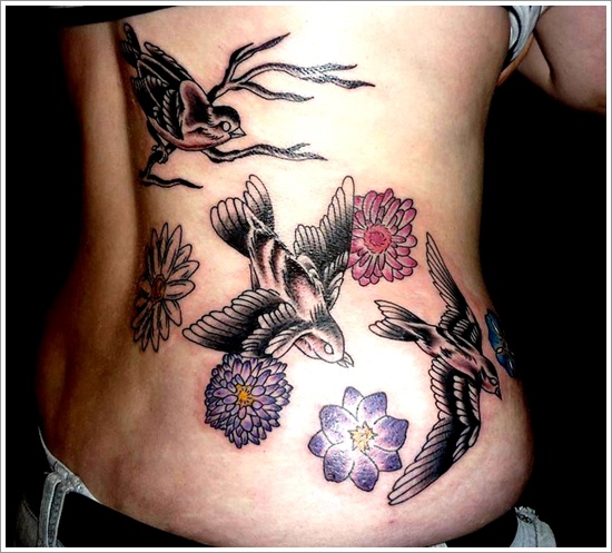 Bird tattoo design, idea 32