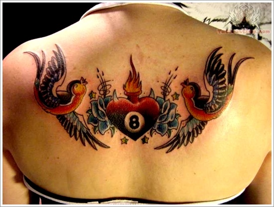 Bird tattoo design, idea 33