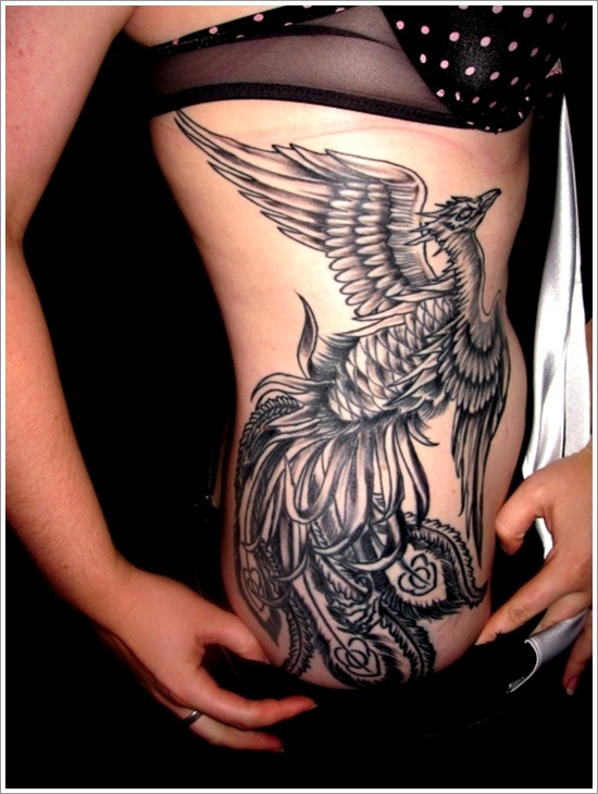 Bird tattoo design, idea 36