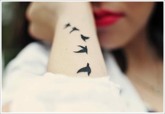 Bird tattoo design, idea 40