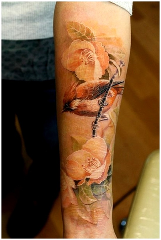 Bird tattoo design, idea 41