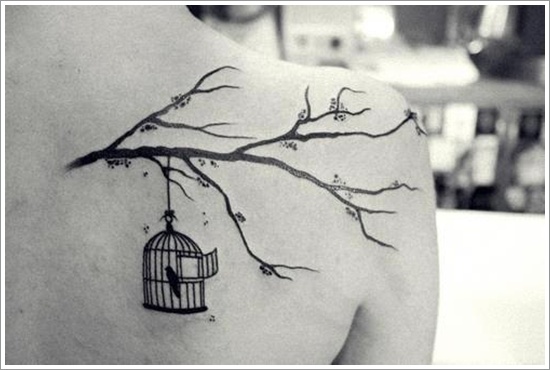 Bird tattoo design, idea 42