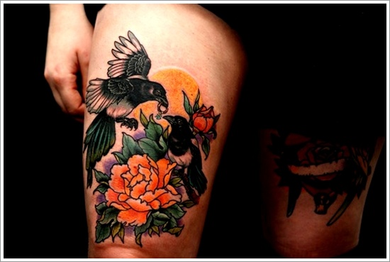 Bird tattoo design, idea 25