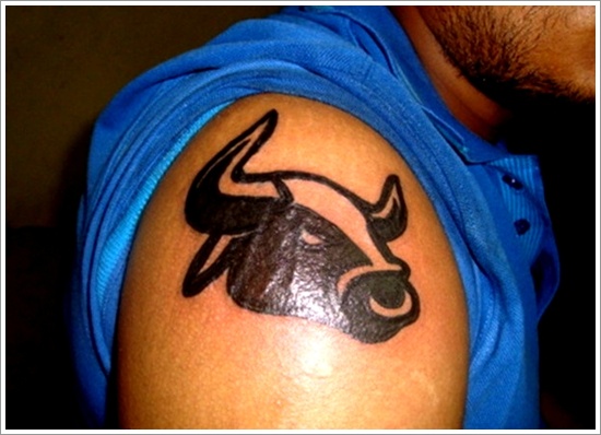 Bull tattoo design, idea 11