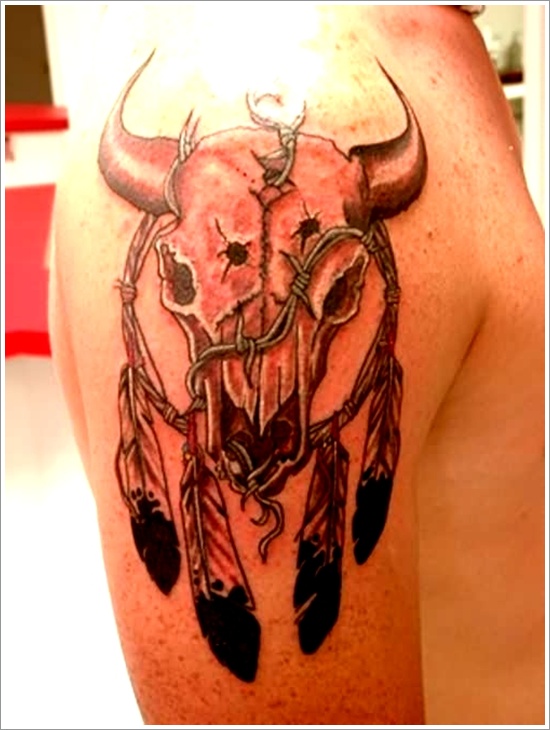 Bull tattoo design, idea 21