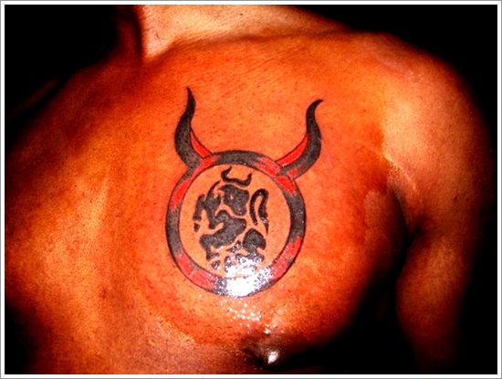 Bull tattoo design, idea 10