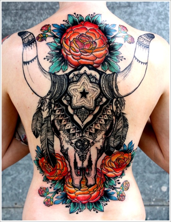 Bull tattoo design, idea 9