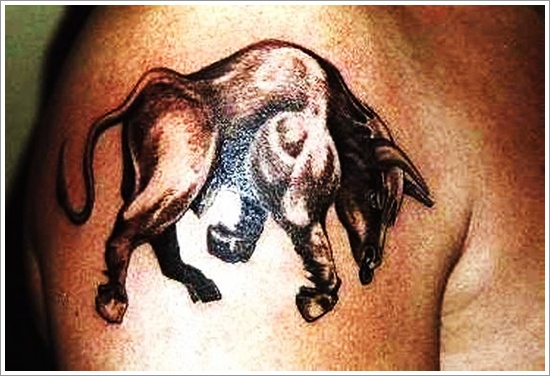 Bull tattoo design, idea 26