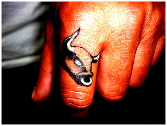 Bull tattoo design, idea 2